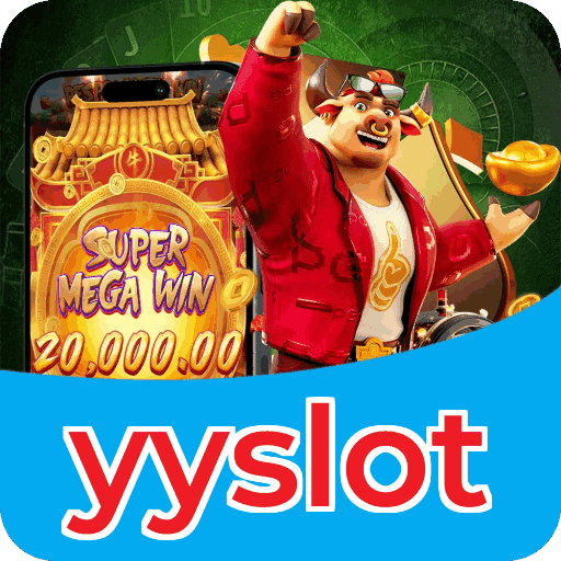 Números do app yyslot em material de marketing — ilustração, não auditoria